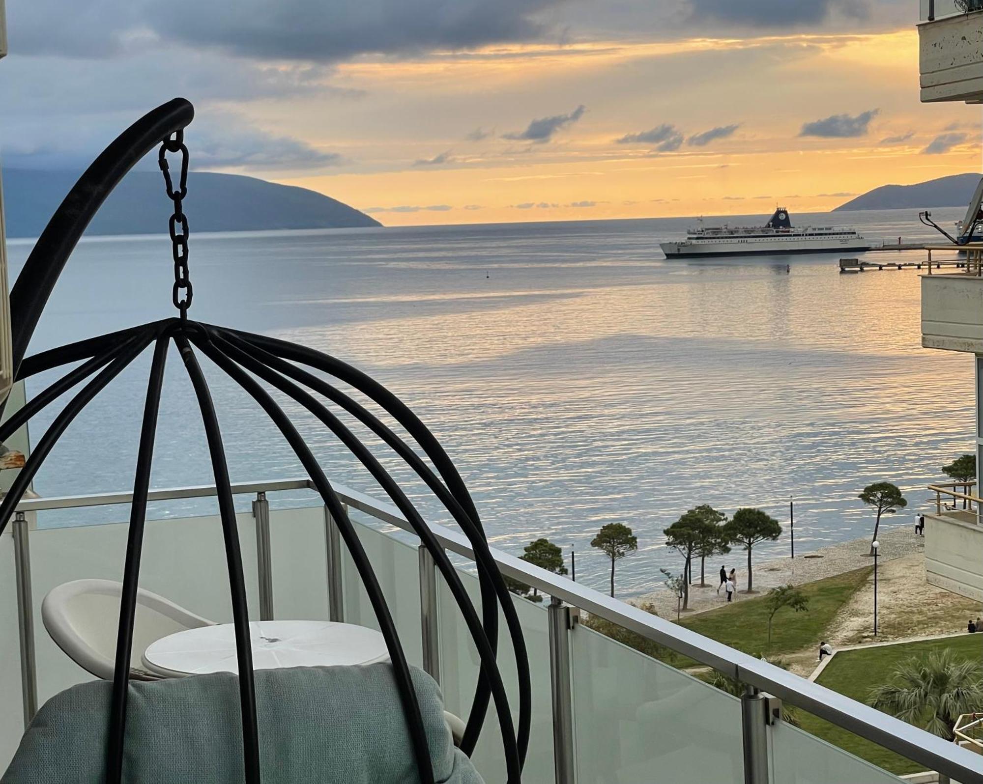 דירות Luxury Seaview Vlora Flat Free Parking מראה חיצוני תמונה